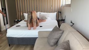 Her Boyfriend Will Be Jealous of Us - Tall Brunette Gostosa Ready for Hardcore Doggy Style and Cowgirl Fuck Bts