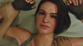 jill valentine creampie and anal - with audio