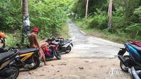 twink sex at the bike parking