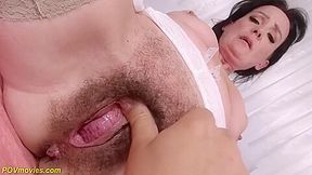 Hairy Lady Masha Doing It Again