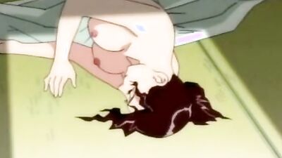 Watch this hairy wife give a sloppy BJ to a lucky dude in a cartoon hentai video