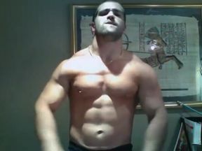 Hot Muscle Flexing Show