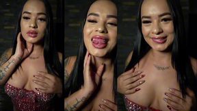 yennifer - full behind the scenes cum facial babe takes huge bwc latina porn casting