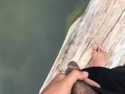 Teen Boy Pissing Across America