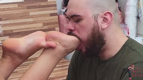 Foot Gagging, part 3, by GiiH Spanic and Slave, FULL HD