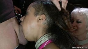 ”Slaves deep throats public ravaged”