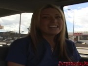 beautiful girl takes huge BBC in Ass!