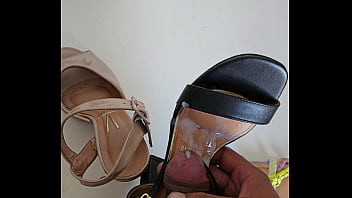 Gozando no salto vizzano da esposa