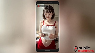 My Asian stepsister needed money, so I gave her some in exchange for her tight pussy.[AI]