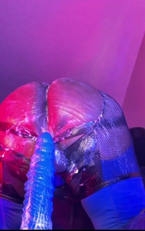 Gaping My Hole with Topped Toys Fantasy Dildo