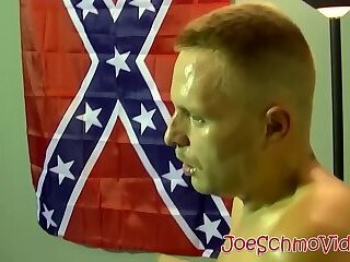 USA white dude has his dick sucked by a black homo