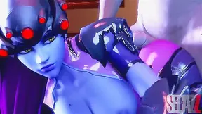 Best compilation of overwatch babes sucking dick and futa banging