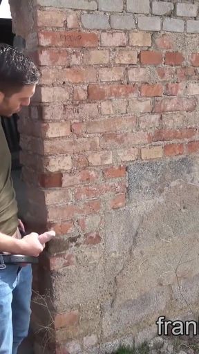 Horny Slut gets Ruthless Ass Pounding Outdoors   Clip 1