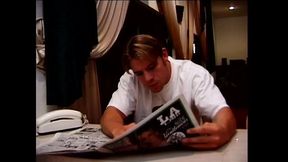 Blonde and Skinny MILF Seduces a Boy