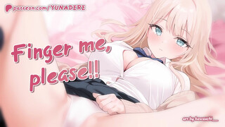 Finger-tickling your GIRLFRIEND while she plays MINECRAFT - ASMR Glamour Roleplay