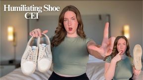 HUMILIATING SHOE CEI - Femdom CEI by Sadistichoneyb Miss Honey with Shoe Fetish, Cum Eating Instructions, Jerk Off Instructions and Verbal Humiliation.