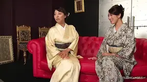 Asian Descent Kimono Sex Fest
