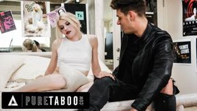 PURE TABOO Trans Izzy Wilde Knows Her BF&#039;s Rebellious Stepbrother&#039;s Secret And He Returns The Favor