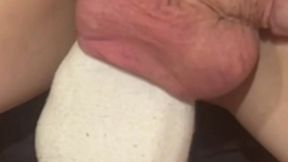 big testicles footplay