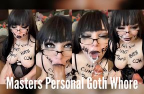 Masters Personal Goth Whore