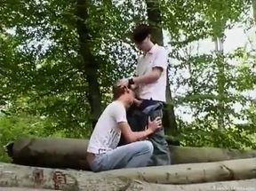 Sweet Boys Sucking Dicks In The Forest