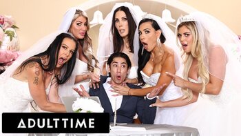 Shay Sights & Friends Tease and Please in Reverse Bride Gangbang