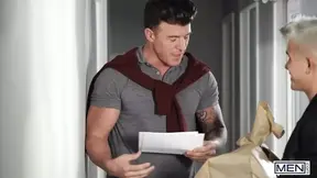 MEN - Andy Taylor Falls Through The Ceiling And Lands On JJ Knight’s Thick, Hard Cock