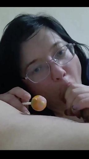 Step Sister Doesn't Know What Tastes Better My Dick or Candy