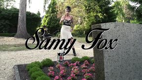 She is so sad bcs of her buried husband   she needs to find fucker as soon as possible