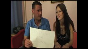 Hot nasty brunette bitch takes a good cock