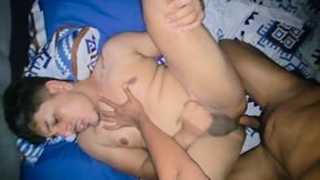 Gay amateur fucking bareback with young gay