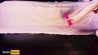 Irresistible mom Inside Short Skirt Rides Her Favorite Vibrator! Vibro Sex Toy! Home Alone! PAWG
