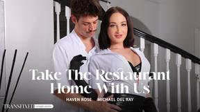 Michael DelRay & Haven Rose Indulge in a Sweet Dessert at Home