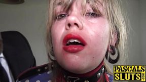 Chubby British Babe Sucked and Filled with Big Rod