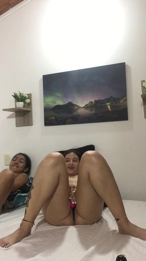 I masturbate my pussy ionately until I orgasm.