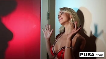 Hot Blonde MILF Sarah works her wet pussy with a toy