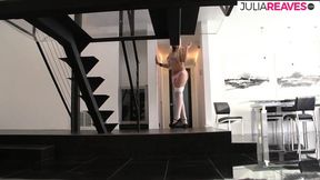 Hot blonde moans in pleasure as a huge dick thrusts her tight pussy