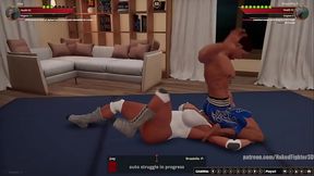 Joey VS Broadzilla (Naked Fighter 3D)