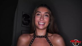 Rough Rider Ruthlessly fucks Raunchy Brunette Beauty