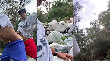 en el rio