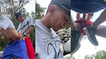 en el rio