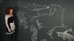 Maid Sonya collects cobwebs and ends up in a latex vacuum bed