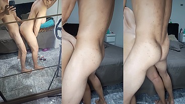 Cristinaatrans Rabuda cavala dei até ele joga muita porra no meu cuzinho