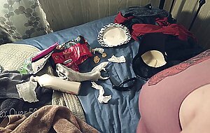 a lonely milf seduces a  man who rents her basement apartment. the landlady episode 3