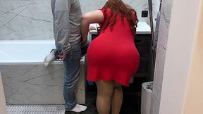 Stepmom feels quite bad but still no bad enough to ignore his amazing dick