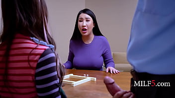 Step Mom Travels Multiverse To Intervene Step Daughter&#039_s Choices And Have A Threesome -
