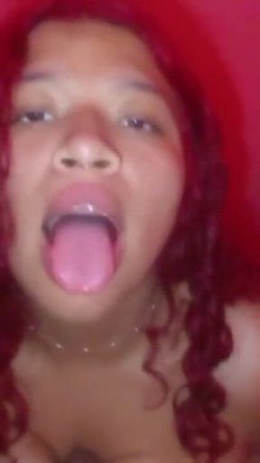 I Fill Her Mouth with the Squirt of My Pussy and Then Shove Her Cock Deep Throat and Leave Me Her Cum