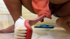 big boobs bbw hot collage girl toilet brash sex in hostel bathroom & pee unlimited