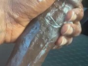 BBC COCK MOAN AND CURLS TOES AS HE TALK WHILE EDGING A 9 inch meat stick 🤯😳😳😳😳😳