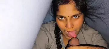 Cute indian Monster suking dick